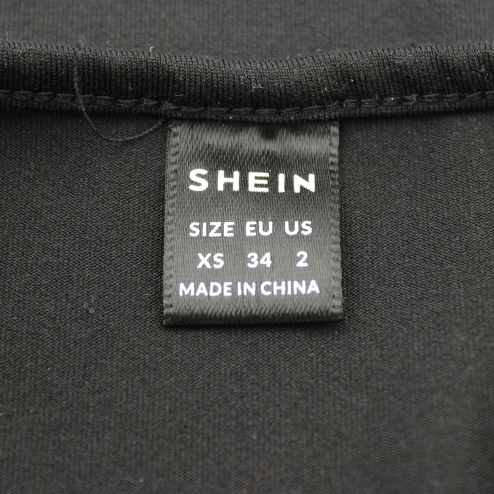 Shein Black High Neck Stretch Mini Tank Dress - Picture 3 of 6